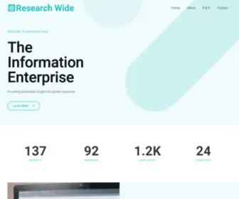 Researchwide.co.uk(Industry Research) Screenshot