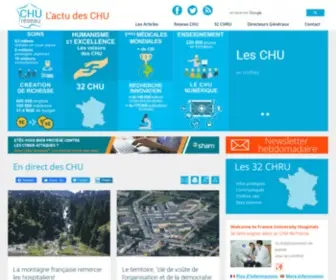 Reseau-Chu.org(Réseau CHU) Screenshot
