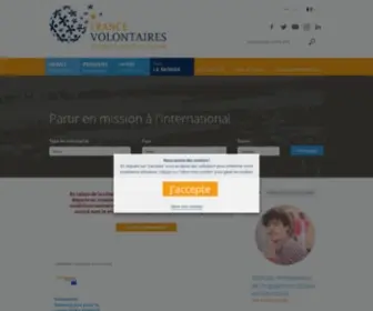 Reseau-Espaces-Volontariats.org(Partez en mission de volontariat à l’international avec France Volontaires) Screenshot