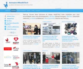 Reseau-Healthtech.fr(Annuaire #HealthTech) Screenshot