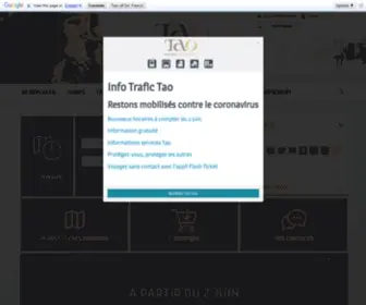 Reseau-Tao.fr(TAO Mobilités) Screenshot