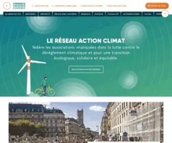 Reseauactionclimat.org(Réseau Action Climat) Screenshot