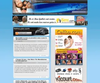 Reseausocial.com(Reseau social et reseaux sociaux gratuit) Screenshot