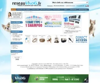 Reseauvivog.fr(Tous les accessoires pour chien et chat) Screenshot