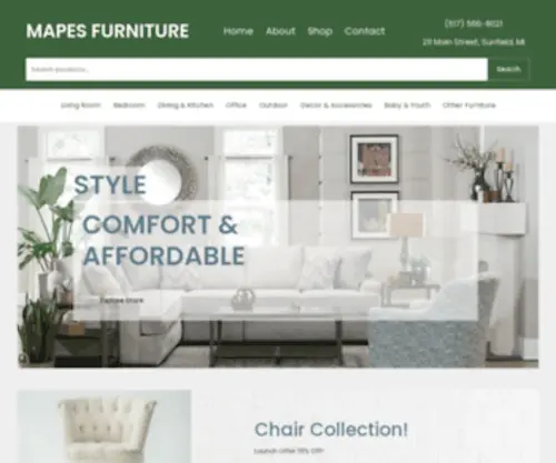Resed.com(Mapes Furniture) Screenshot