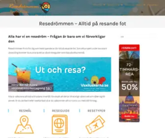 Resedrommen.se(Resedrömmen) Screenshot