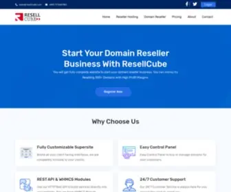 Resellcube.com(Reseller Section) Screenshot