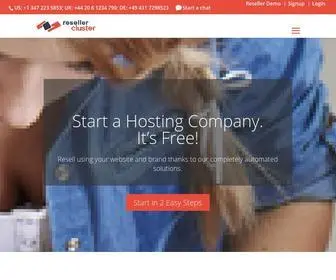 Resellercluster.com(Free Reseller hosting) Screenshot