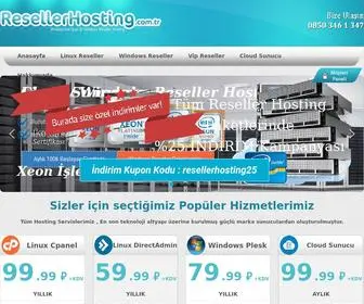Resellerhosting.com.tr(Reseller Hosting) Screenshot