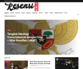 Resensinews.id(Menggali dan mengulas setetes info) Screenshot