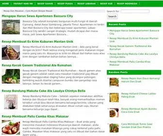Resepdanmasakan.com(Berbagi tips semua jenis resep masakan) Screenshot