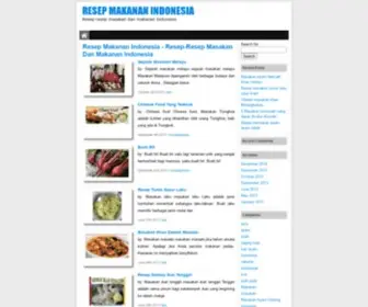 Resepmakanan-Indonesia.com(Resep Makanan Indonesia) Screenshot