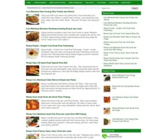 Resepmembuat.com(Aneka Resep dan Cara Membuat Masakan Lezat) Screenshot
