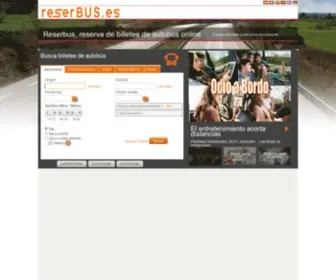 Reserbus.es(Venta de billetes de bus online. Comprar y reservar tickets de autobÃºs Movelia) Screenshot