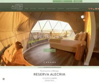 Reservaalecrim.com(Melhor Turismo Rural e Glamping do Alentejo) Screenshot