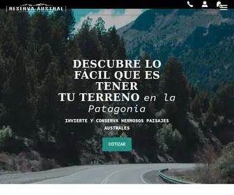 Reservaaustral.com(Reserva Austral) Screenshot