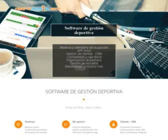 Reservadeportes.com(Software de gestión deportiva padel y tenis) Screenshot