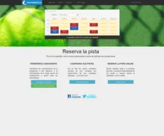 Reservalapista.es(Reserva online la pista de tu residencial) Screenshot