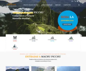 Reservas-Machupicchu.com(RESERVA MACHU PICCHU) Screenshot