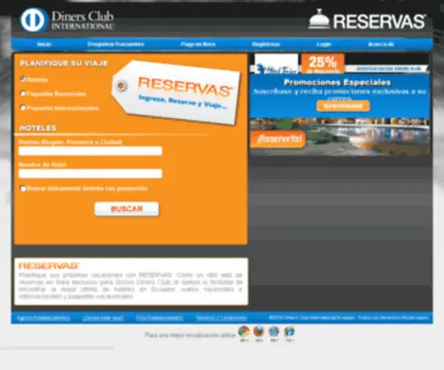 Reservas.com.ec(Encuentre) Screenshot