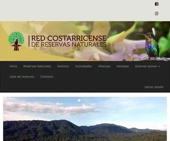 Reservasnaturales.org(RESERVAS NATURALES DE COSTA RICA) Screenshot