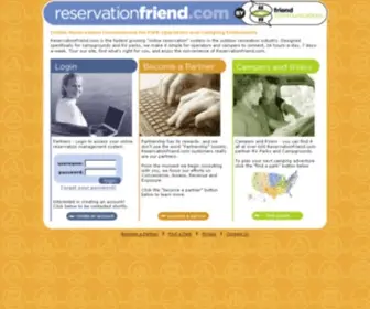 Reservationfriend.com(Park owners and operators) Screenshot