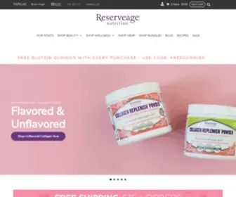 Reserveage.com(Reserveage Nutrition) Screenshot