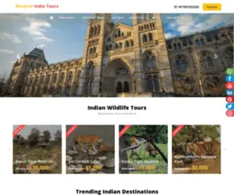 Reserveit.net(Reserve India Tours) Screenshot