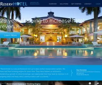 Reservhotel.com(Simplified hospitality solutions on a central platform) Screenshot