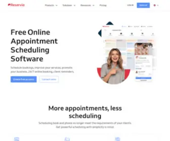 Reservio.com(Free Online Appointment Scheduling Software) Screenshot