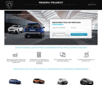 Reservipeugeot.com(Reservi Peugeot Tunisie) Screenshot