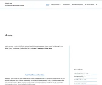 Resetfree.com(We provided How To Hard Reset) Screenshot