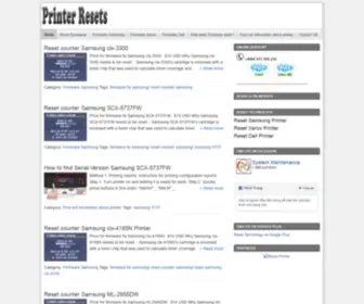 Resetprinters.net(Reset samsung printer) Screenshot