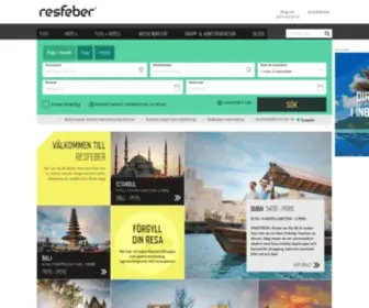 Resfeber.se(Gruppresor till Europa och utomlands I Resfeber) Screenshot