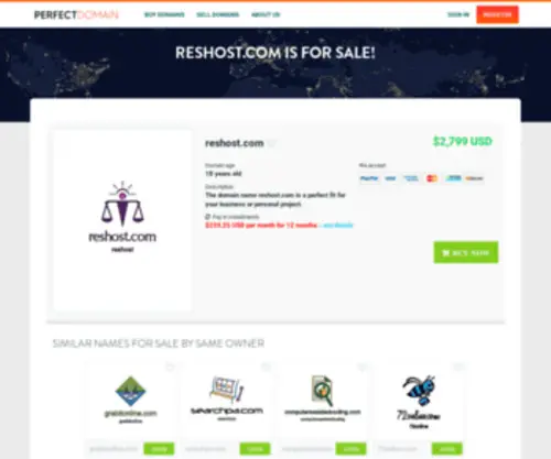 Reshost.com(Reshost) Screenshot