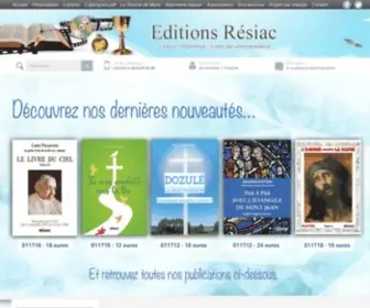 Resiac.fr(Vente d’objets religieux à Montsûrs) Screenshot