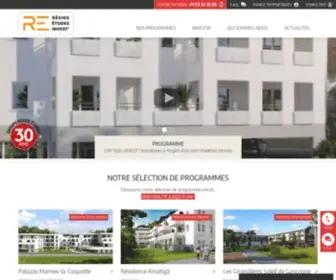 Reside-Etudes-Invest.com(Réside Études Invest') Screenshot