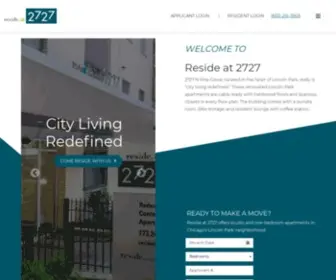 Resideat2727.com(Lincoln Park Apartments) Screenshot