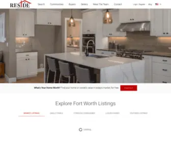 Residedfw.com(Fort Worth TX Real Estate) Screenshot