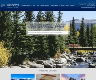 Resideinsummit.com(Breckenridge Real Estate) Screenshot