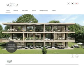 Residence-Agora.ch(Résidence Agora) Screenshot