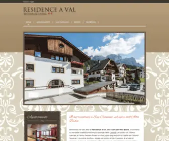 Residenceaval.it(Benvenuti a San Cassiano in Alta Badia) Screenshot