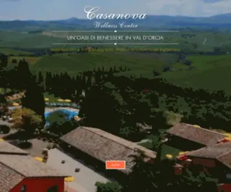 Residencecasanova.it(Hotel Casanova Wellness Center San Quirico d'Orcia) Screenshot