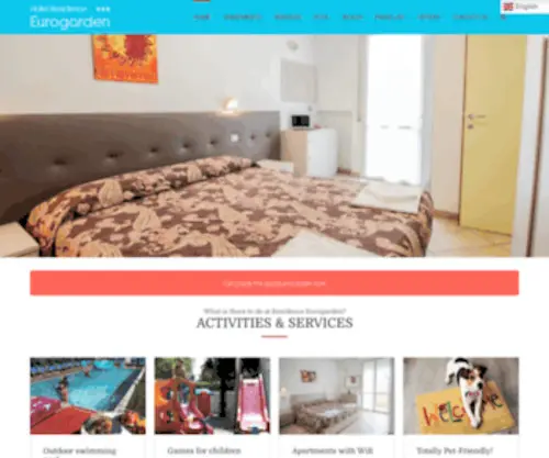 Residenceeurogarden.it(Residence Rimini con piscina nella Riviera Romagnola) Screenshot