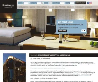 Residenceinnlax.com(Our Marriott LAX Hotel) Screenshot