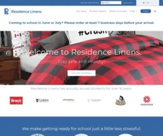 Residencelinens.com(Residence Linens) Screenshot