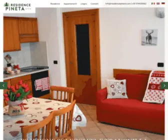 Residencepineta.com(Residence Pineta) Screenshot