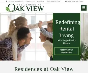 Residencesatoakview.com(Residences At Oak View) Screenshot