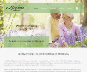 Residencesmagenta.com(Les Résidences Magenta) Screenshot