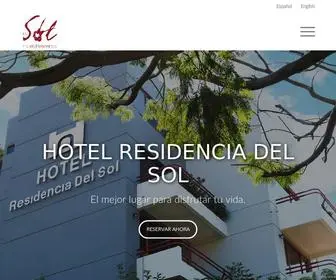 Residenciadelsol.com(Hotel & Residencia del Sol) Screenshot